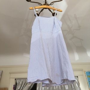 UO Kimchi Blue vertical striped babydoll dress